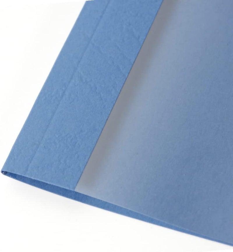 RAYSON TBC2-25-BL Thermal Binding Covers, 1/16 Inch, Blue, Letter Size Holds 15 Sheets, 25 Pack - Image 2